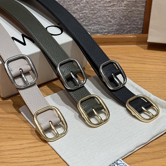 Loewe 32mm Leather Belt PYB122202