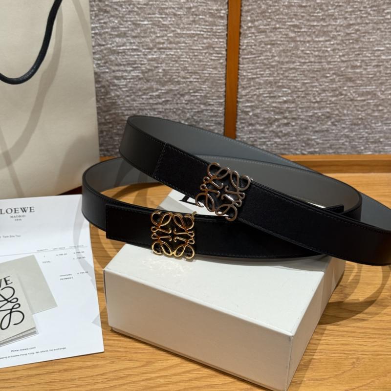 Loewe 32mm Leather Belt PYB122203