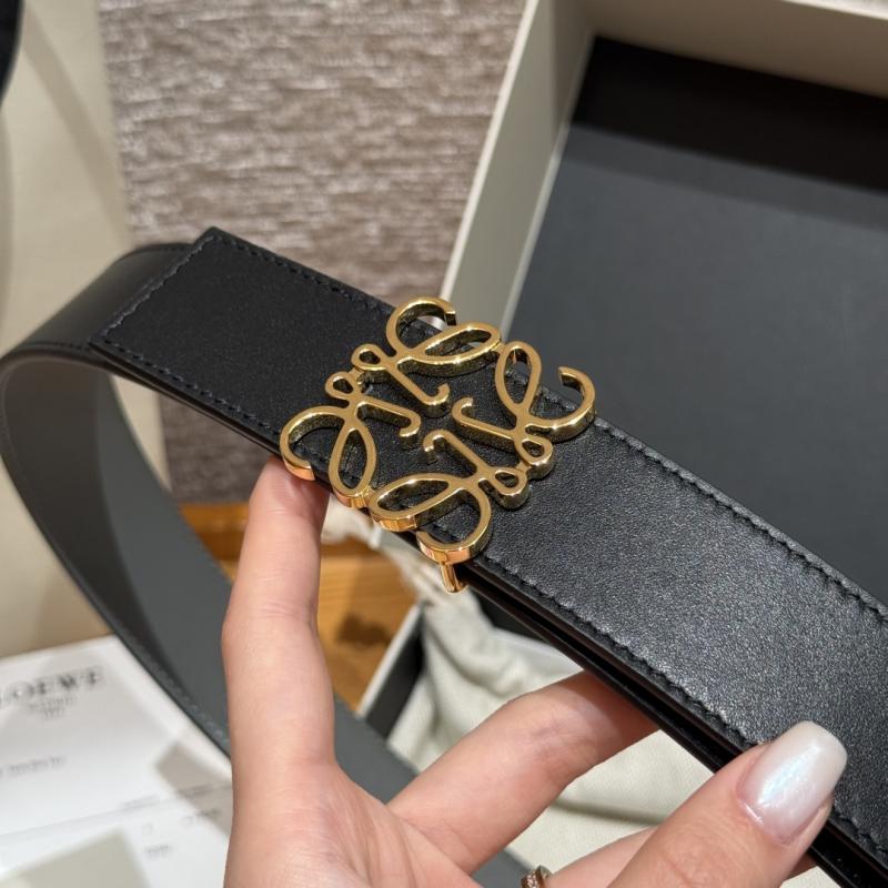 Loewe 32mm Leather Belt PYB122203