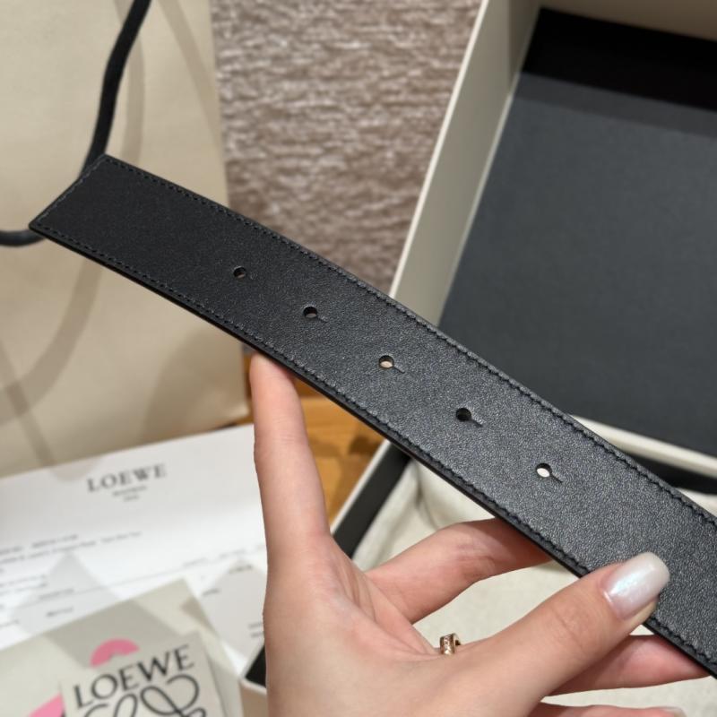 Loewe 32mm Leather Belt PYB122203