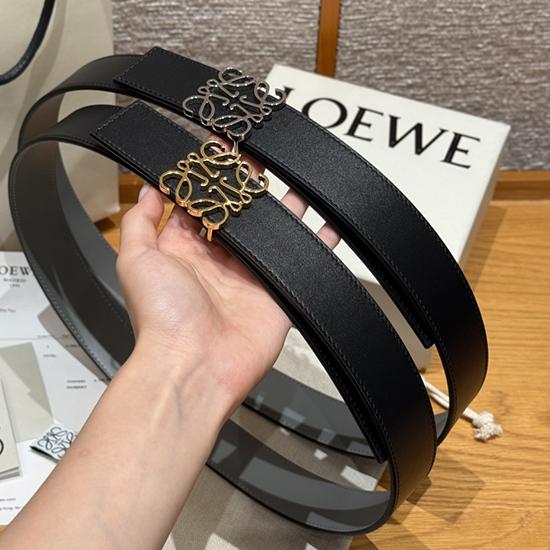 Loewe 32mm Leather Belt PYB122203
