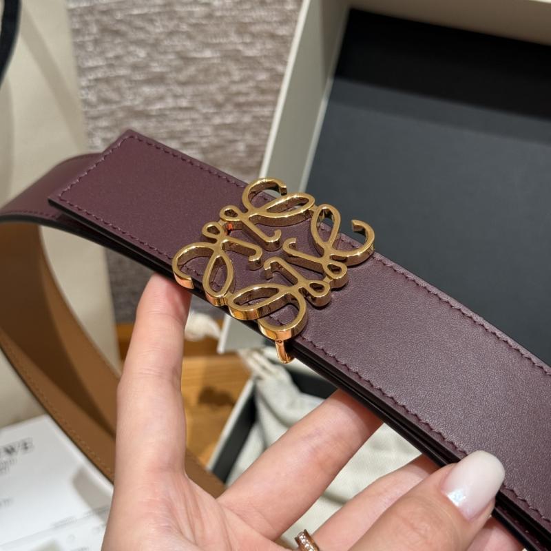 Loewe 32mm Leather Belt PYB122204