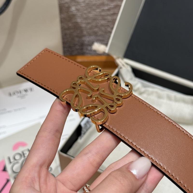 Loewe 32mm Leather Belt PYB122205