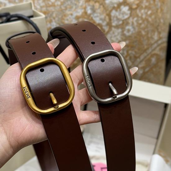 Loewe 35mm Leather Belt PYB122212
