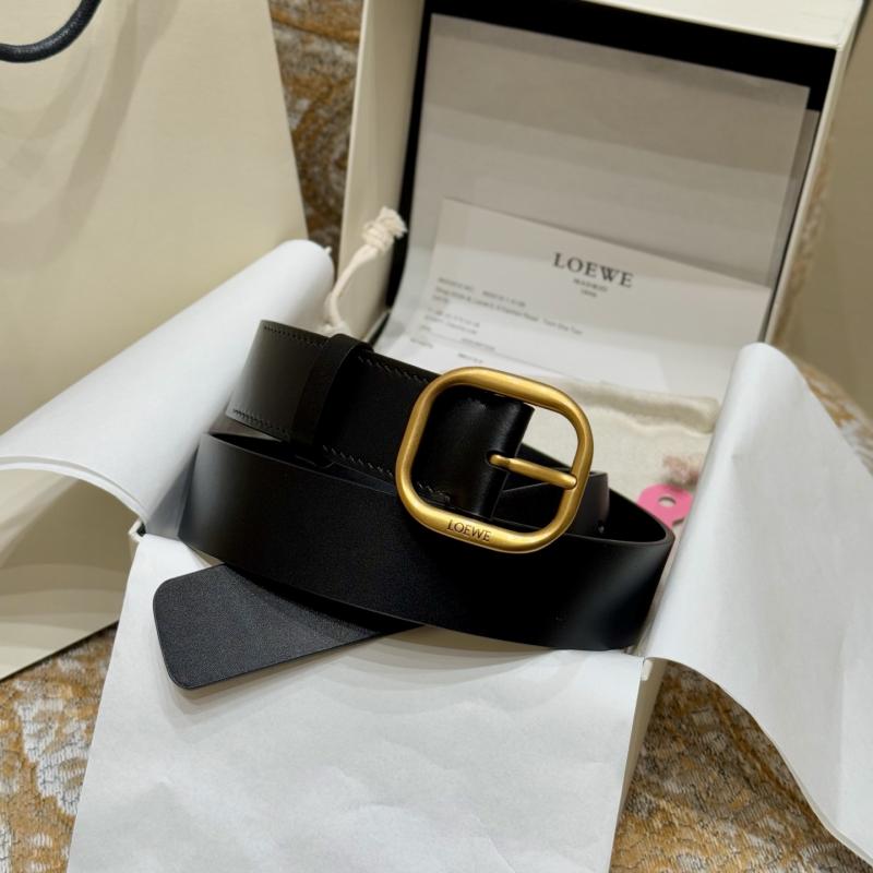 Loewe 35mm Leather Belt PYB122213