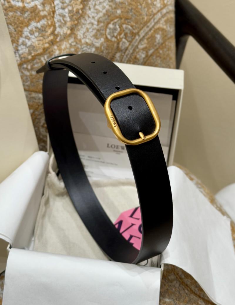 Loewe 35mm Leather Belt PYB122213