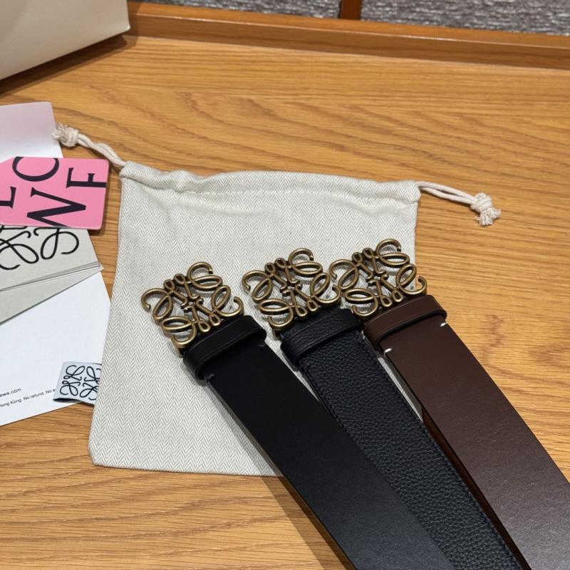 Loewe 40mm Leather Belt PYB122208