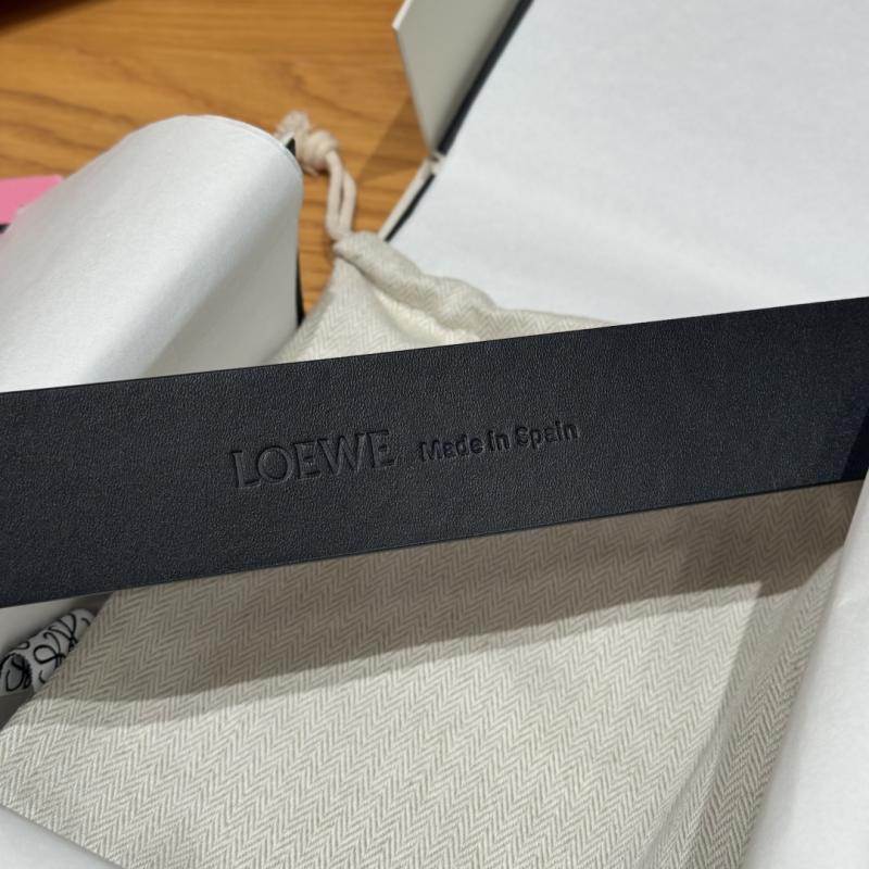 Loewe 40mm Leather Belt PYB122209