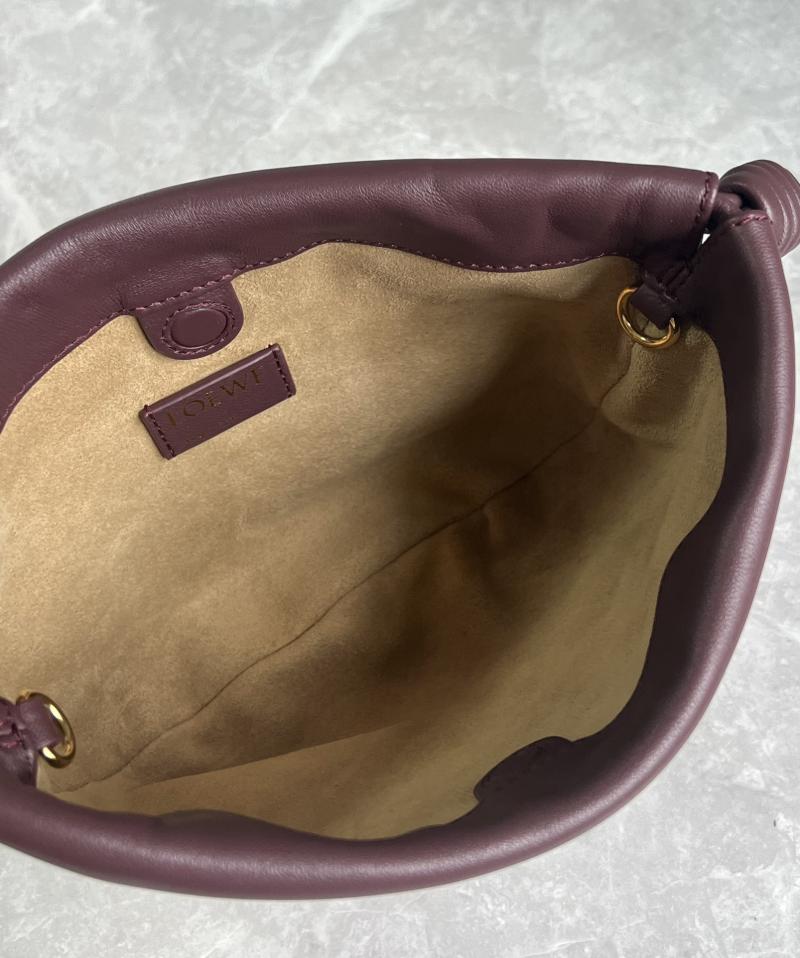 Loewe Flamenco Mini Purse Burgundy L41235