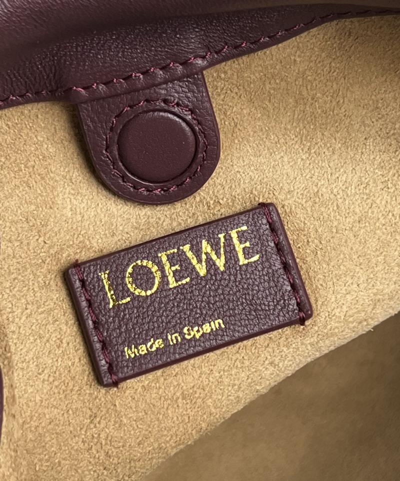 Loewe Flamenco Mini Purse Burgundy L41235