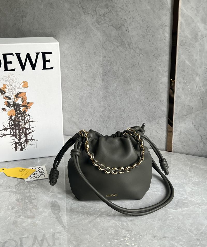 Loewe Flamenco Mini Purse Khaki L41235