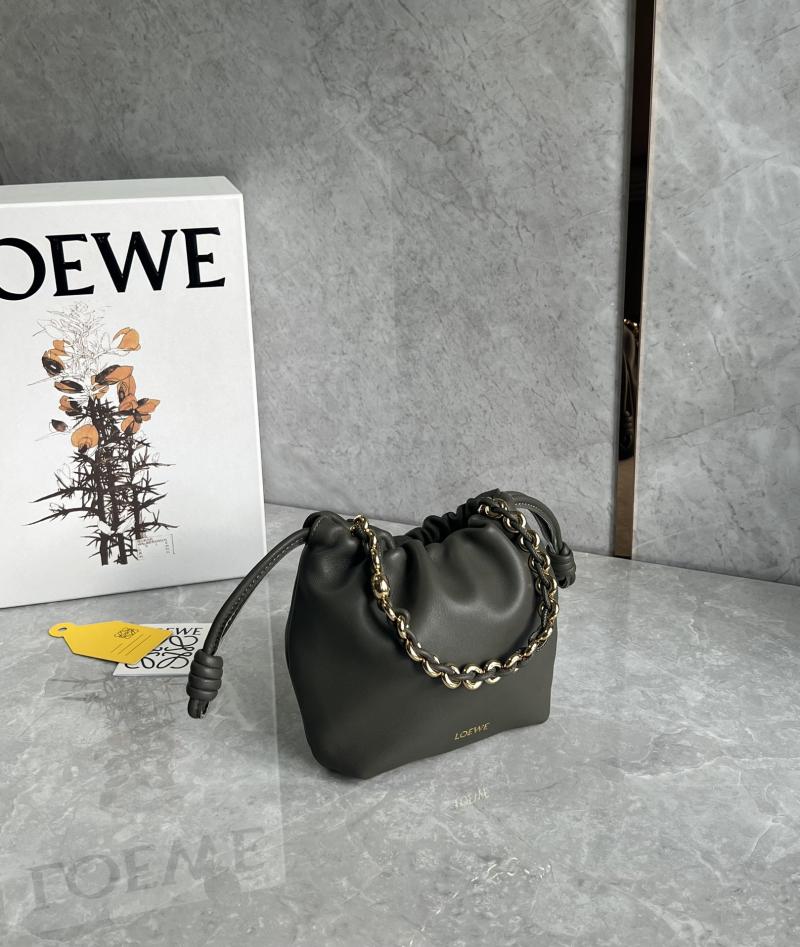 Loewe Flamenco Mini Purse Khaki L41235