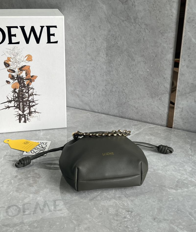 Loewe Flamenco Mini Purse Khaki L41235