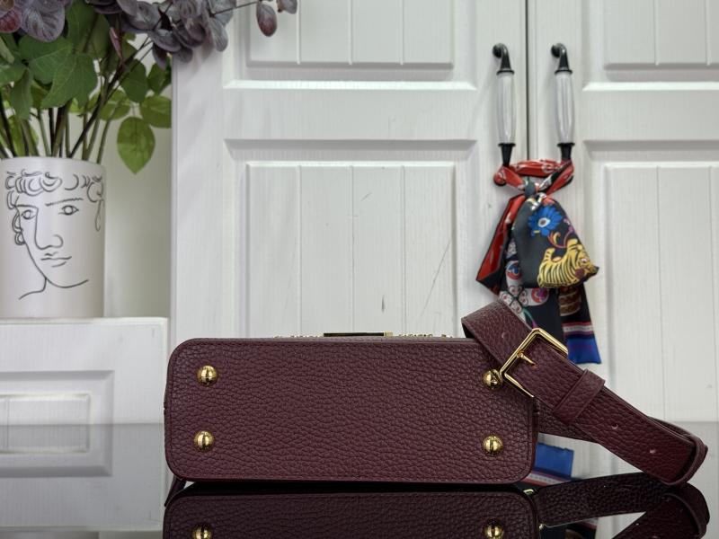 Louis Vuitton Capucines Mini Burgundy M14201