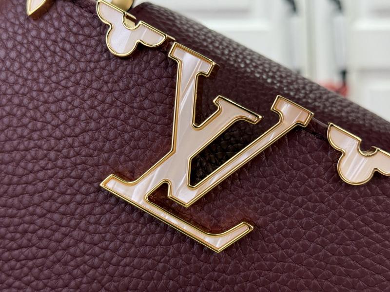 Louis Vuitton Capucines Mini Burgundy M14201