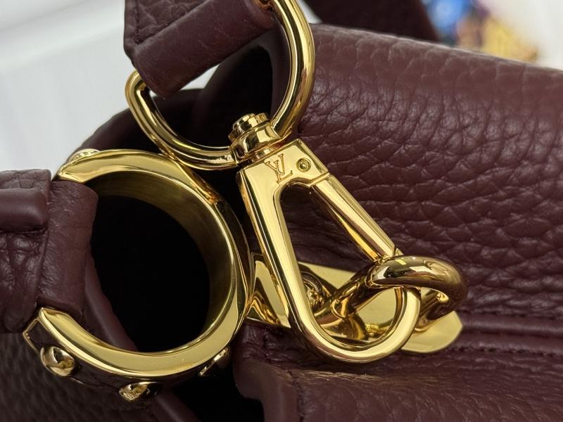 Louis Vuitton Capucines Mini Burgundy M14201
