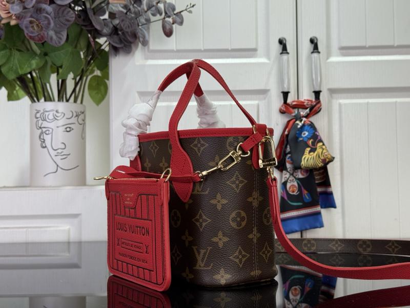 Louis Vuitton Neverfull Inside Out BB Red M28318