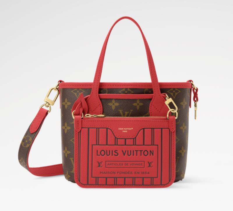 Louis Vuitton Neverfull Inside Out BB Red M28318
