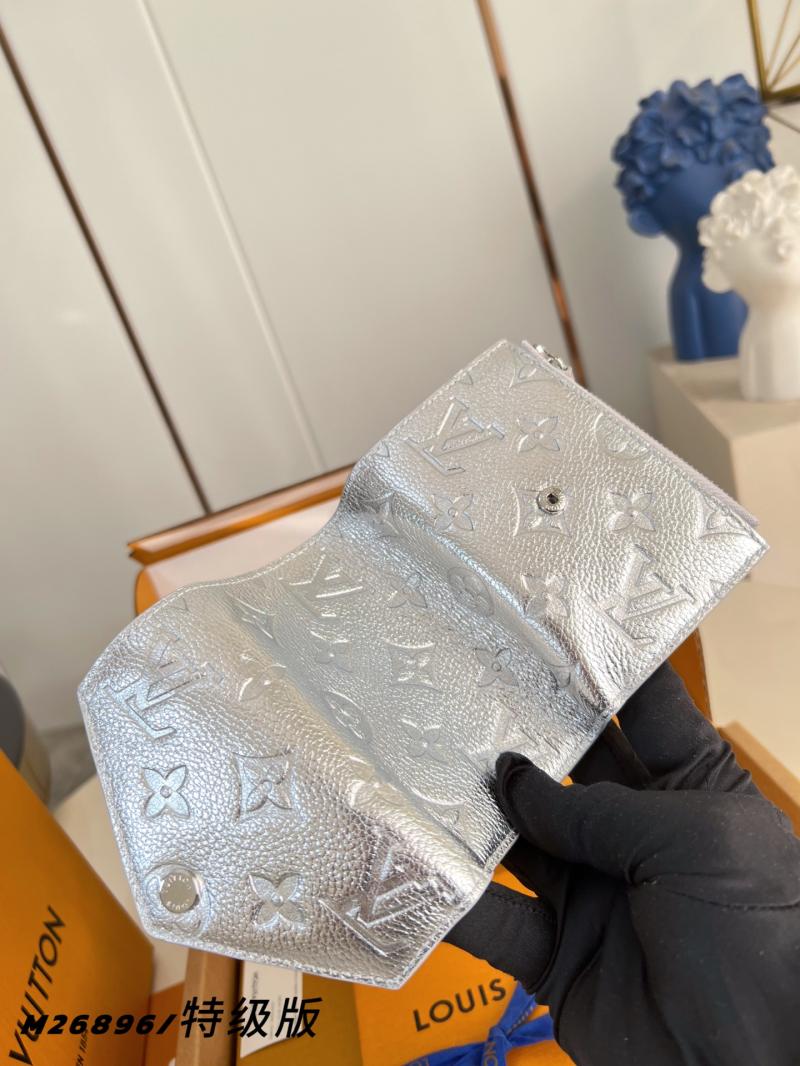 Louis Vuitton Victorine Wallet Silver M26896