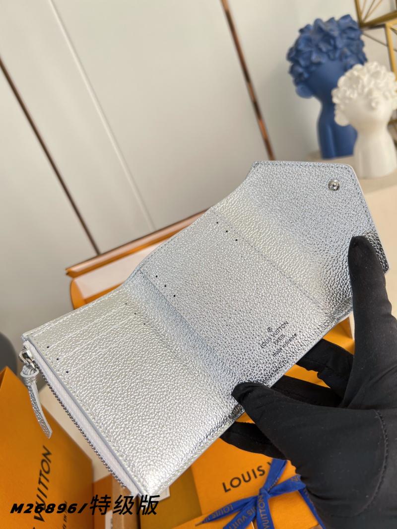 Louis Vuitton Victorine Wallet Silver M26896