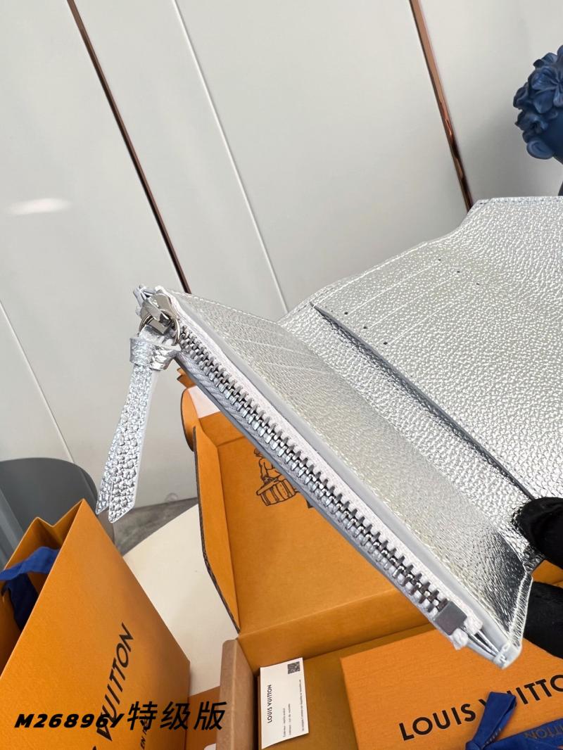 Louis Vuitton Victorine Wallet Silver M26896