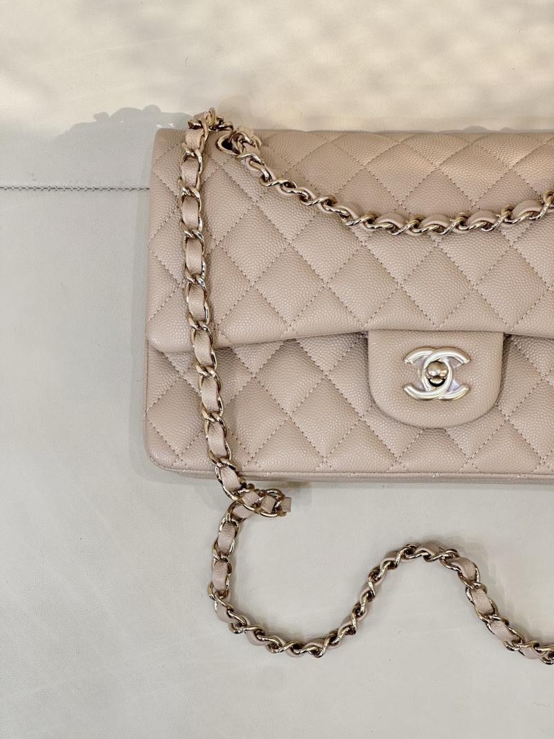 Medium Chanel Flap Bag Beige A01112