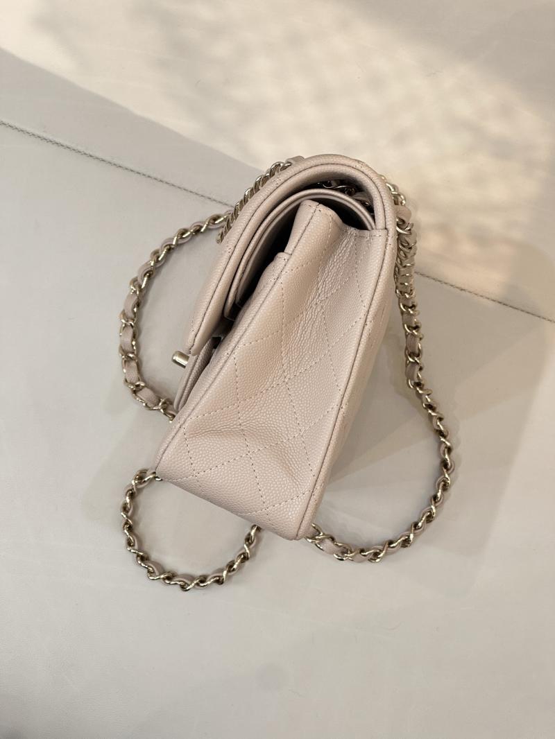 Medium Chanel Flap Bag Beige A01112