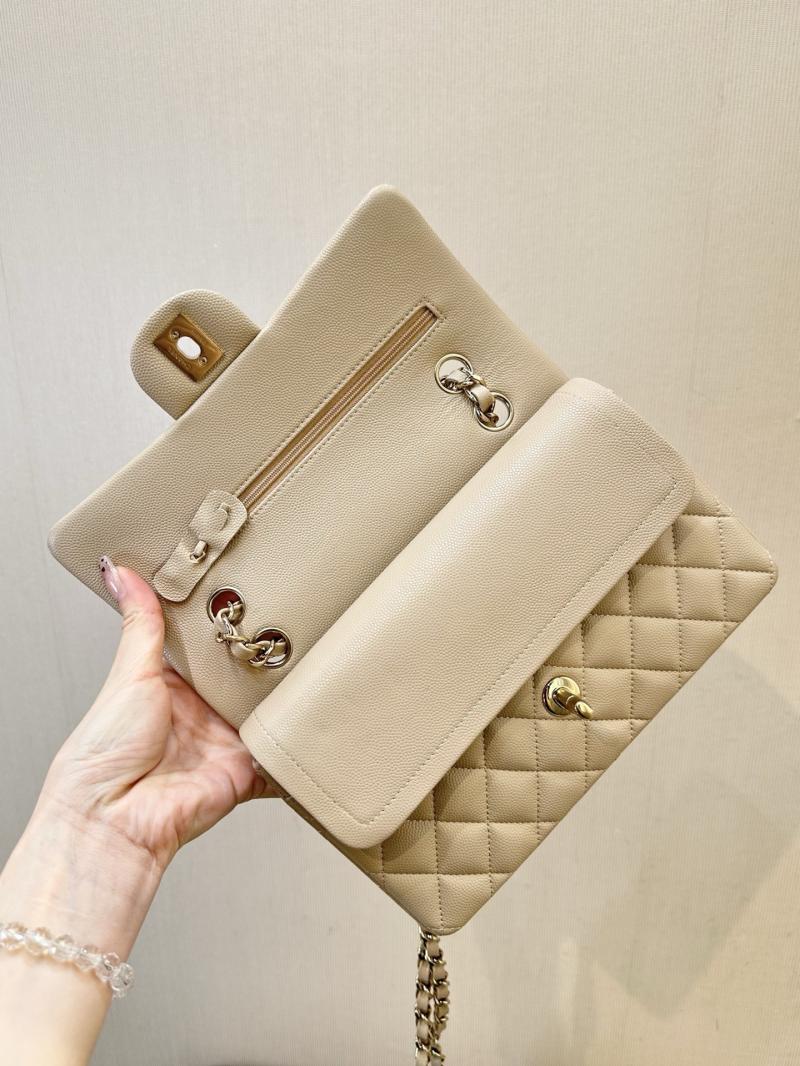 Medium Chanel Flap Bag Beige A01112