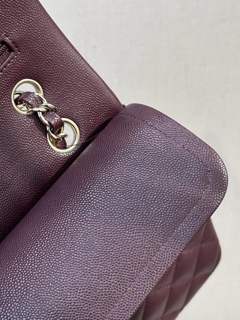 Medium Chanel Flap Bag Burgundy A01112