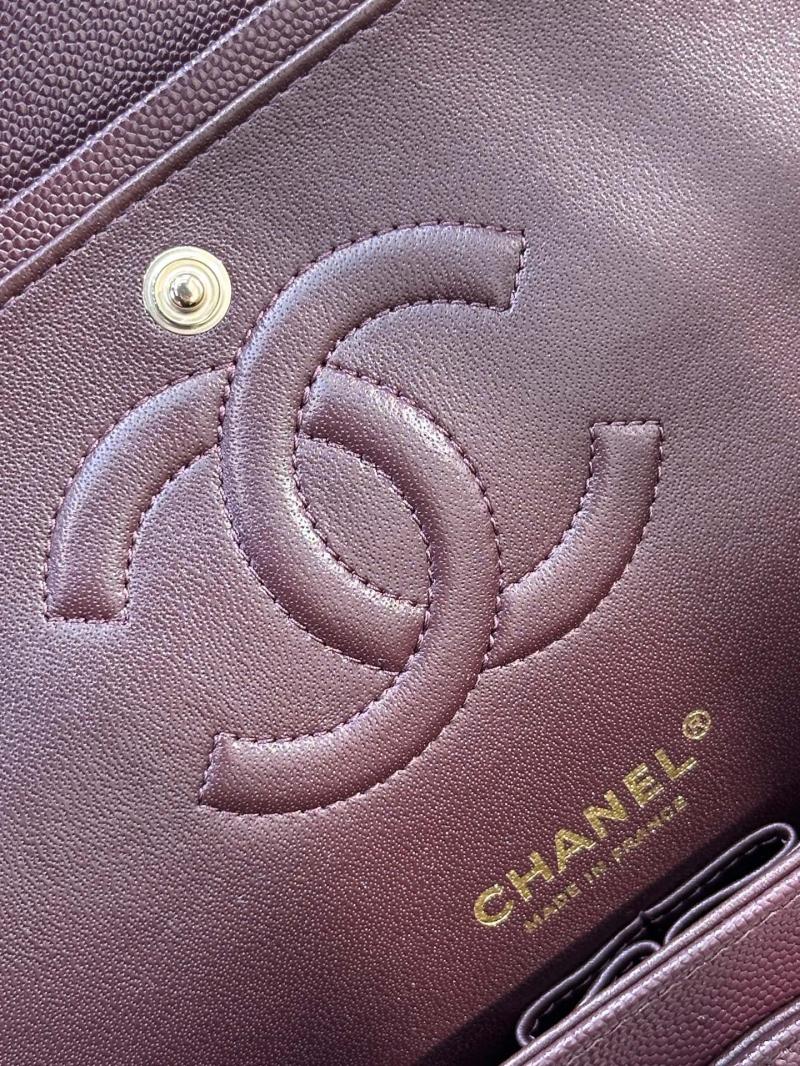 Medium Chanel Flap Bag Burgundy A01112