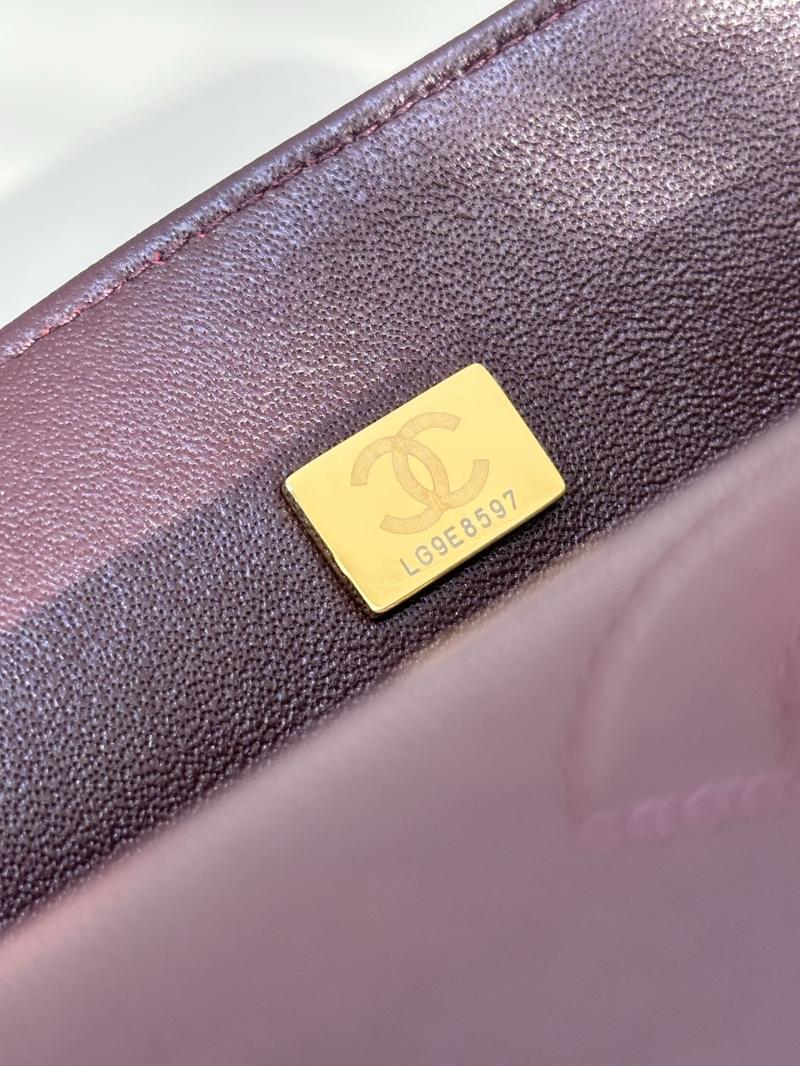 Medium Chanel Flap Bag Burgundy A01112