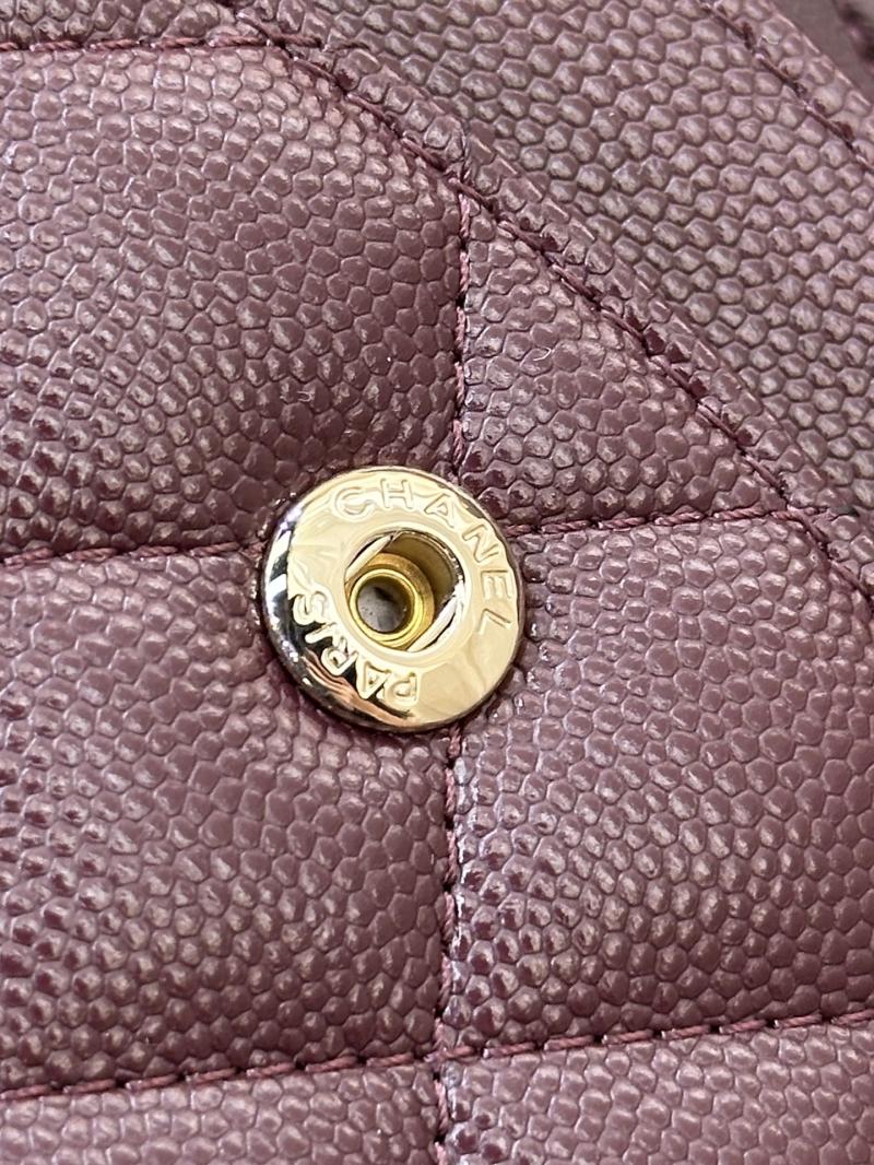 Medium Chanel Flap Bag Burgundy A01112