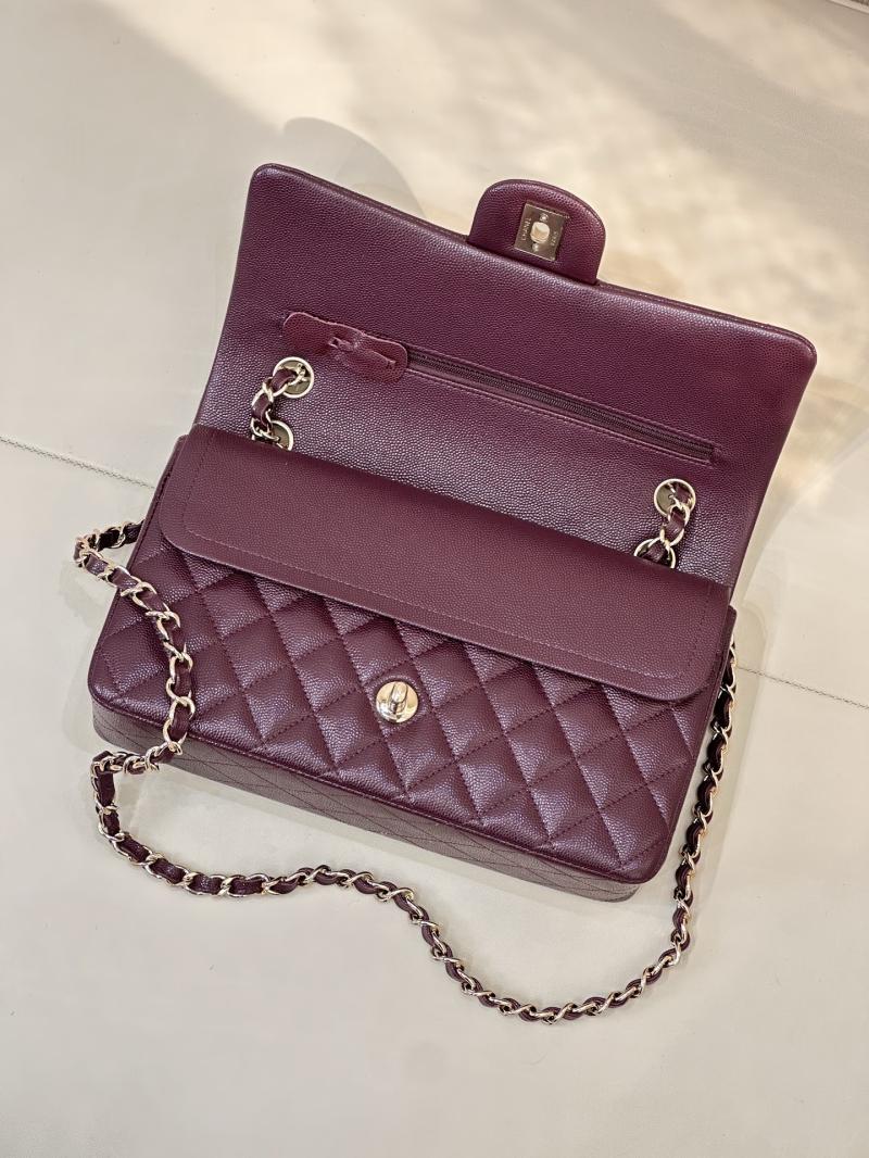 Medium Chanel Flap Bag Burgundy A01112
