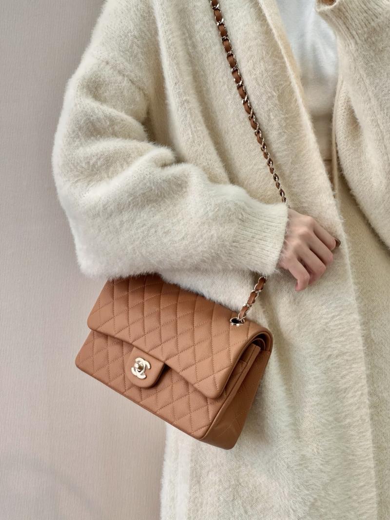 Medium Chanel Flap Bag Caramel A01112