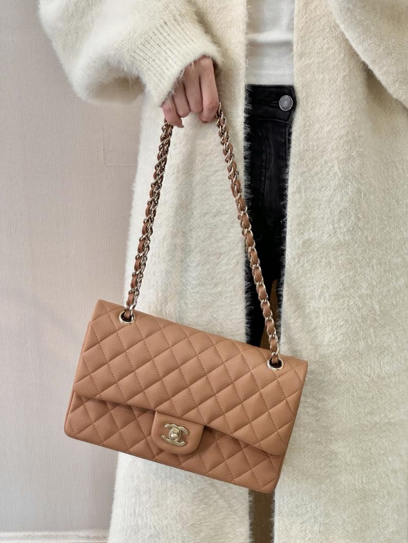 Medium Chanel Flap Bag Caramel A01112