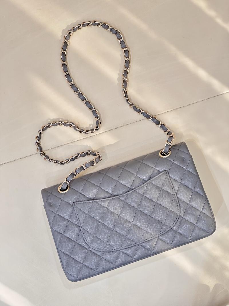 Medium Chanel Flap Bag Dark Grey A01112