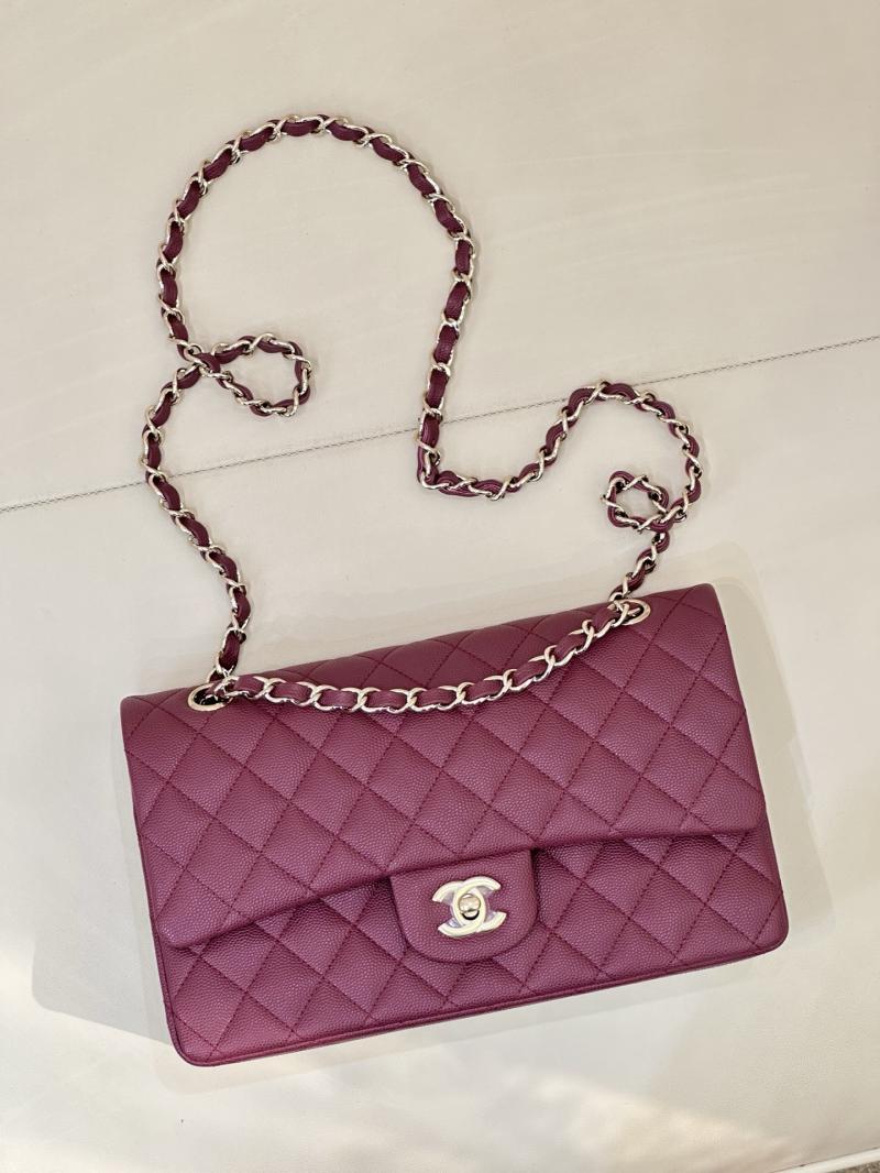 Medium Chanel Flap Bag Dark Red A01112