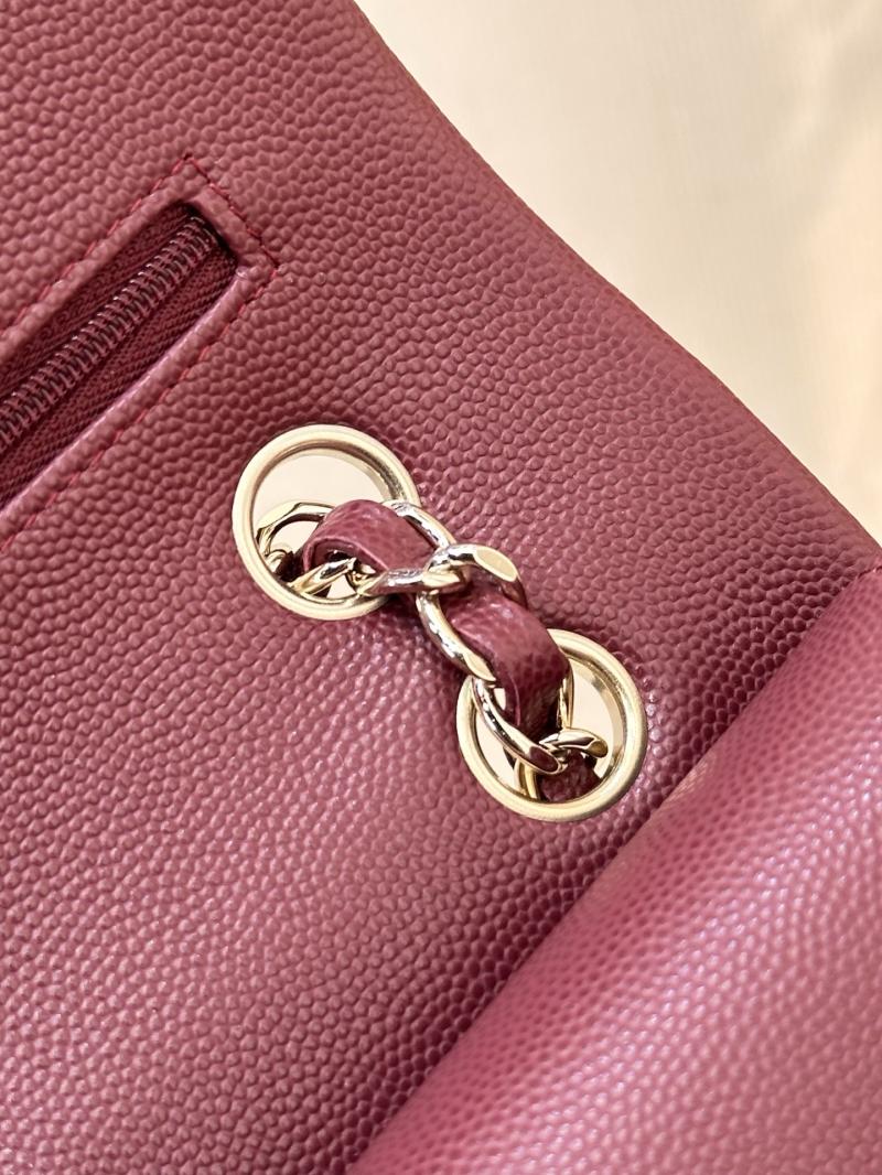Medium Chanel Flap Bag Dark Red A01112