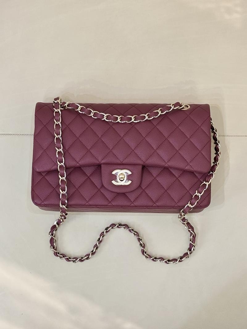 Medium Chanel Flap Bag Dark Red A01112