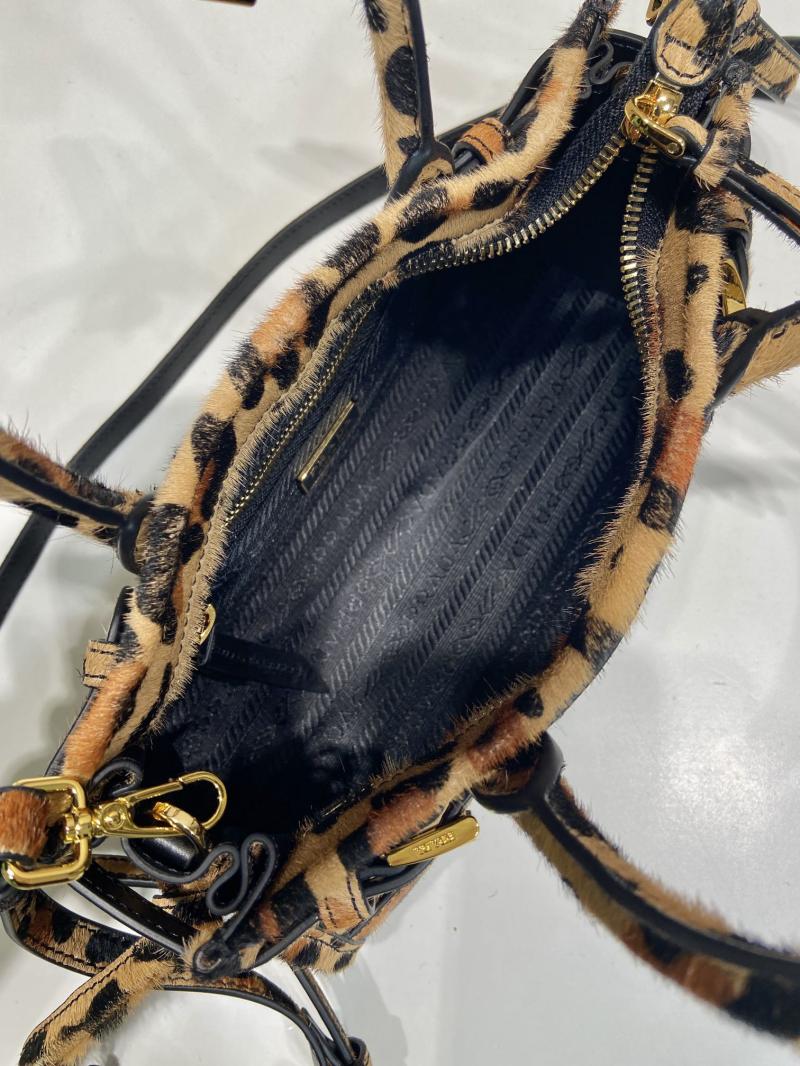 Prada Bonnie mini printed leather handbag 1BA486