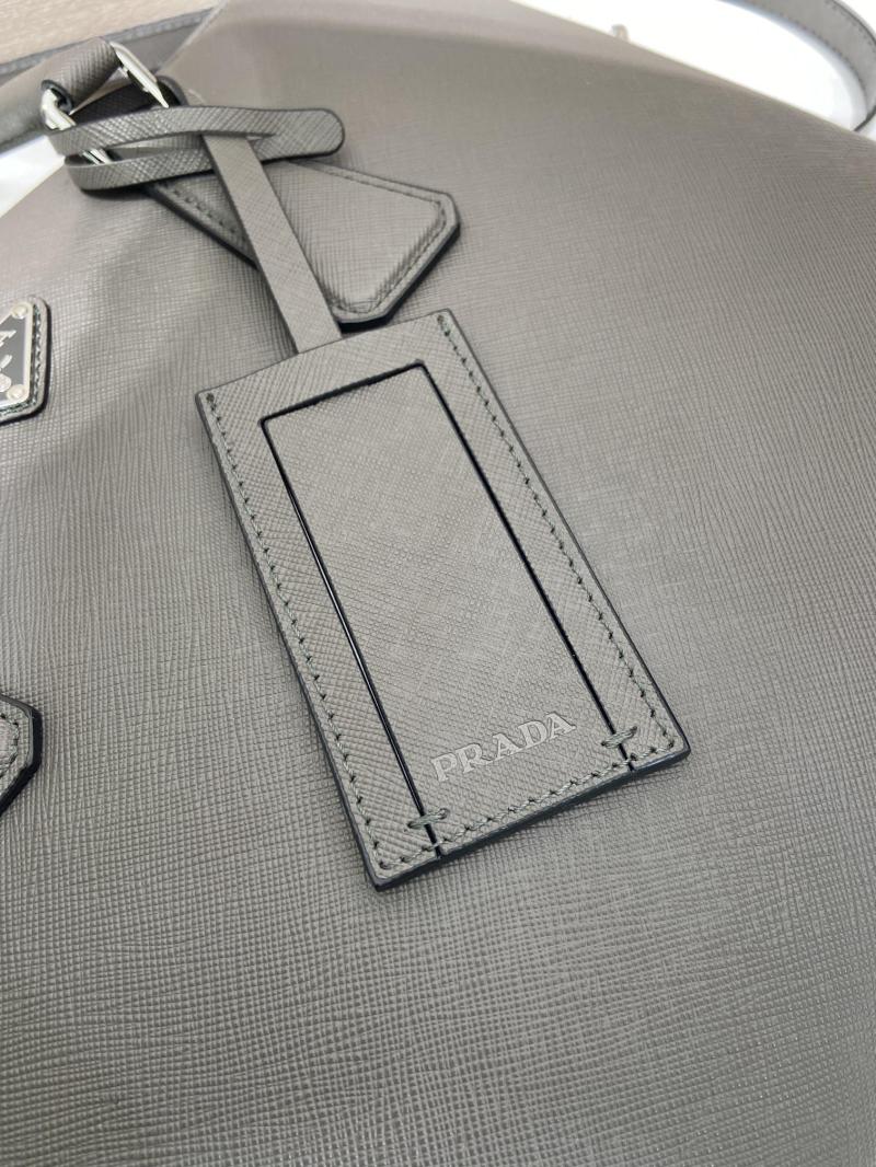 Prada Saffiano leather briefcase Grey 2VE036