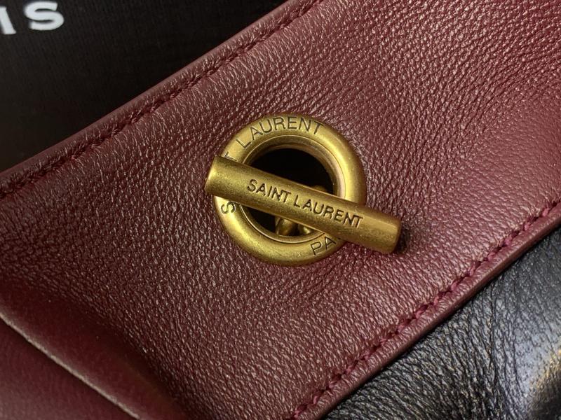 Saint Laurent Jamie Shoulder Pouch Burgundy 862712