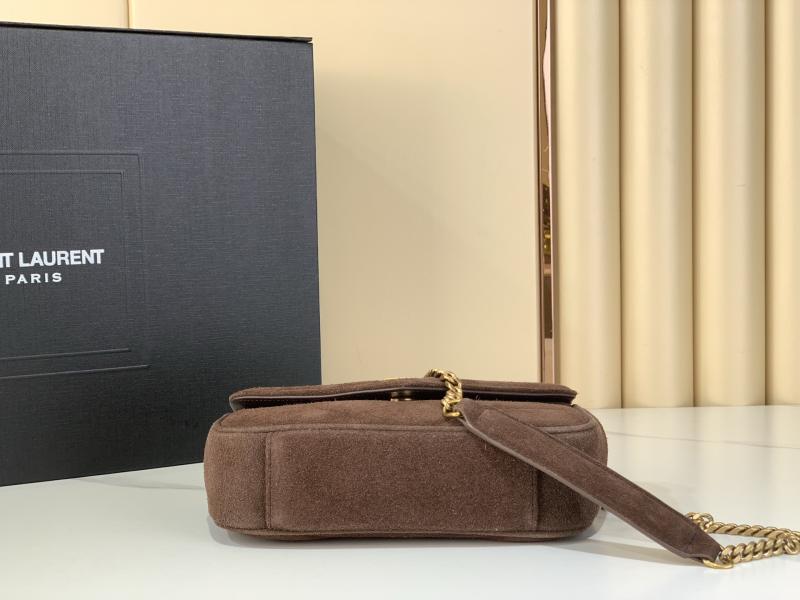 Saint Laurent Loulou Suede Mini Bag Coffee 821749