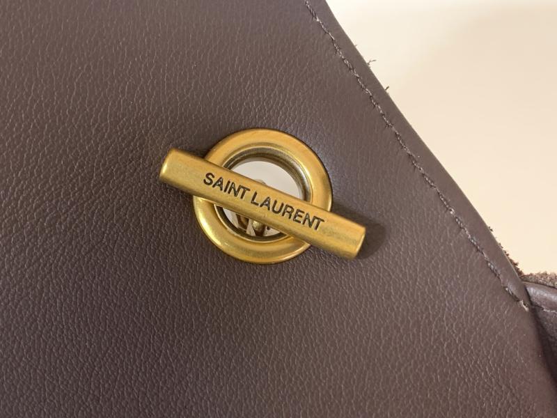 Saint Laurent Loulou Suede Mini Bag Coffee 821749