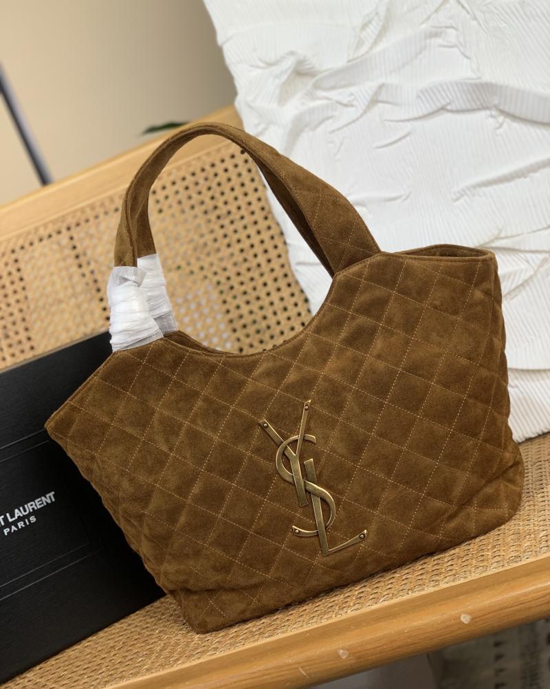 Saint Laurent Medium Suede Icare Caramel 858191