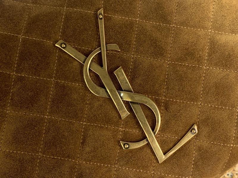 Saint Laurent Medium Suede Icare Caramel 858191