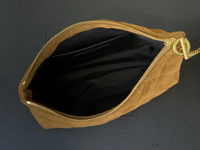 Saint Laurent Medium Suede Icare Caramel 858191