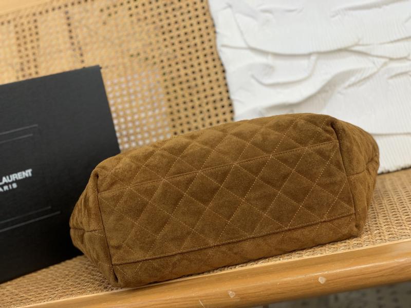 Saint Laurent Medium Suede Icare Caramel 858191