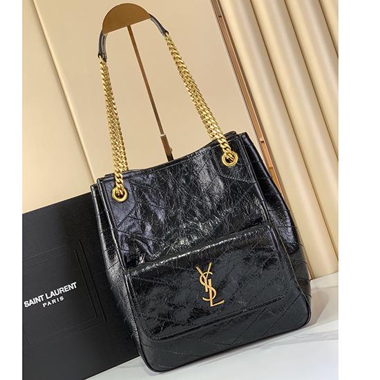 Saint Laurent Niki Small Shopping Bag Black 862295