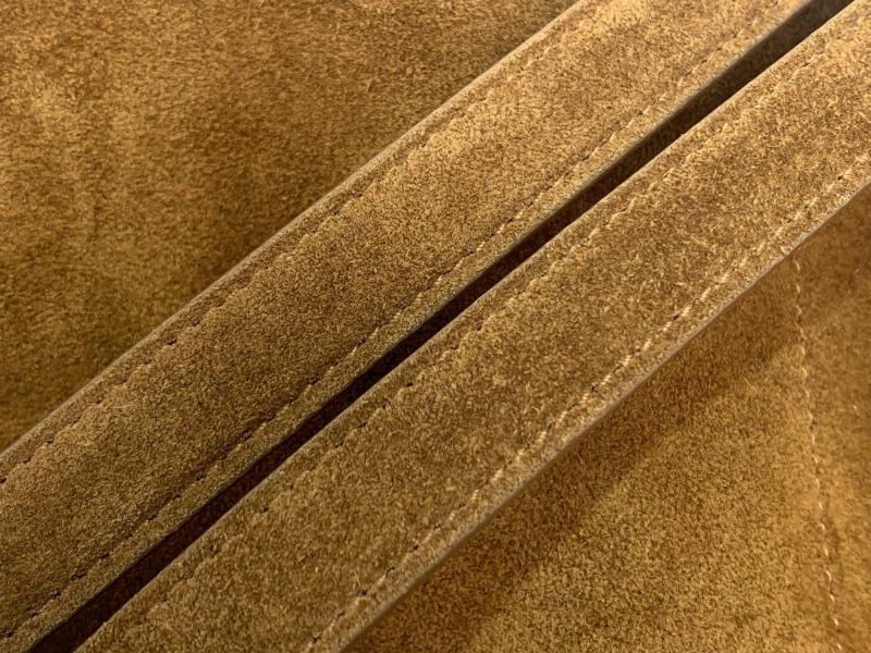 Saint Laurent Suede Jamie Shopping Caramel 809824